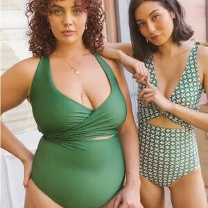 Baiia Eden Reversible Bikini Multiway Wrap Top & Tummy Control Bottoms AU16/US12